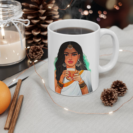 Artistic Ceramic Chai Mug