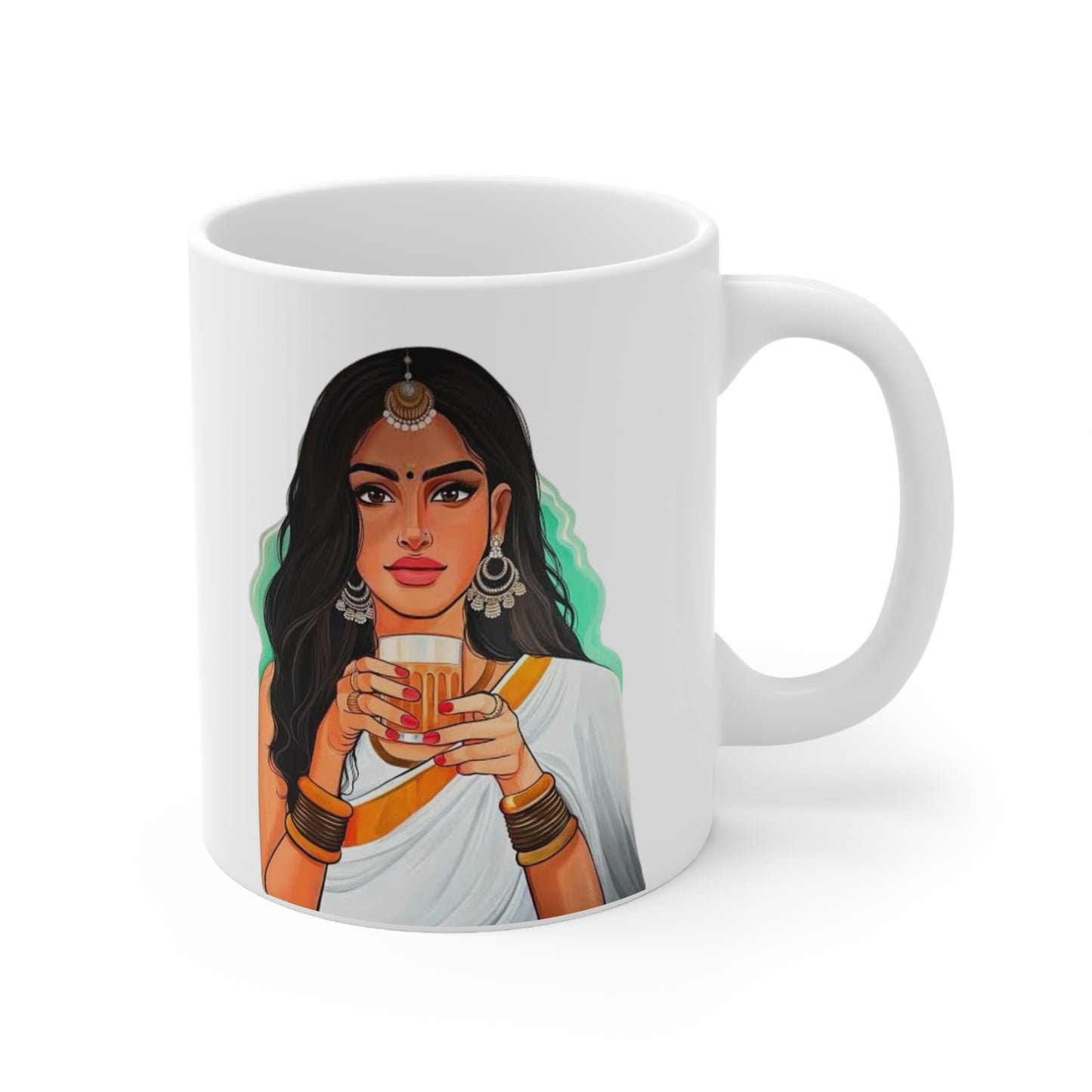 Artistic Ceramic Chai Mug